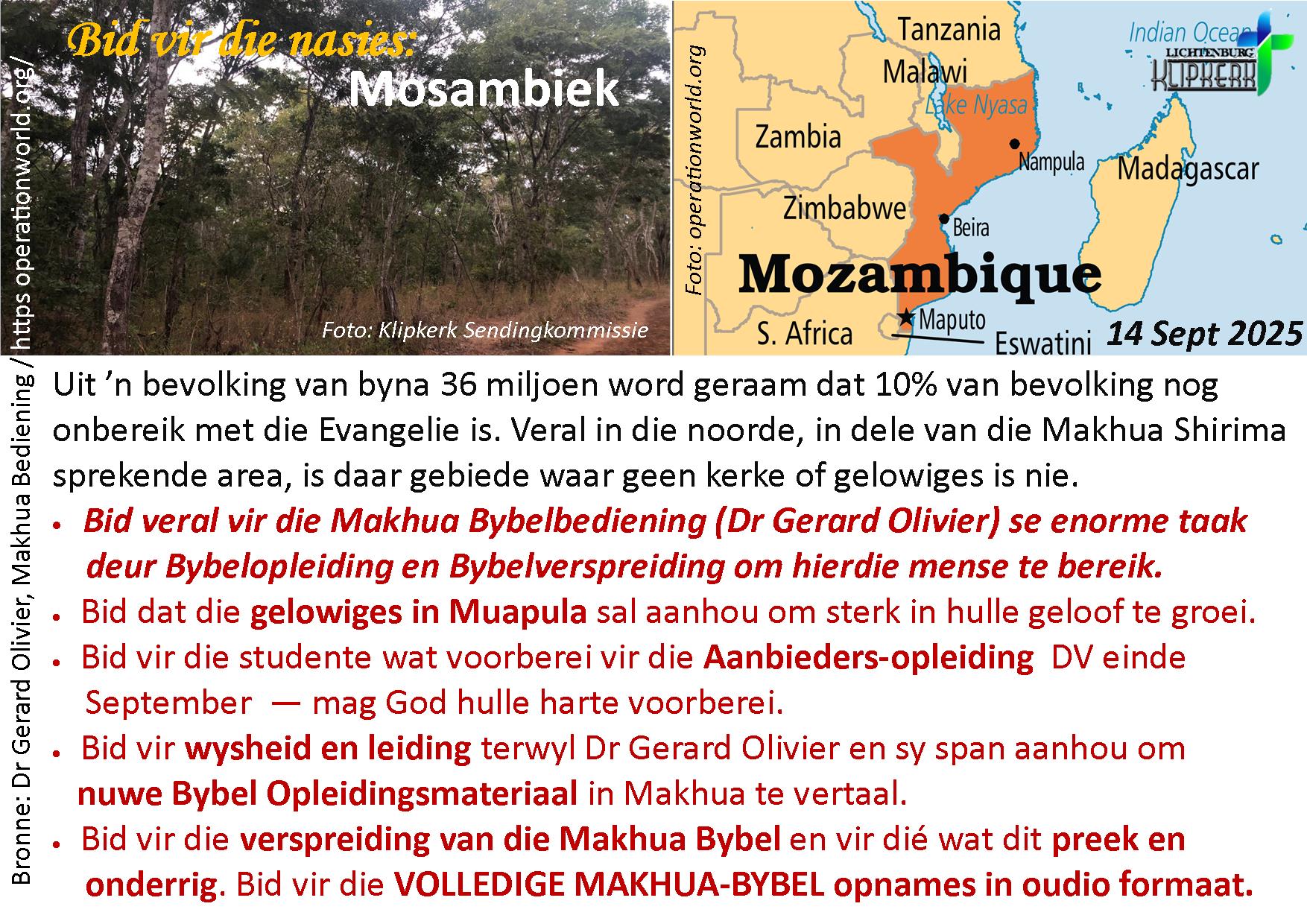 bid vir die nasies, Onbereiktes, klipkerk wereldfokus